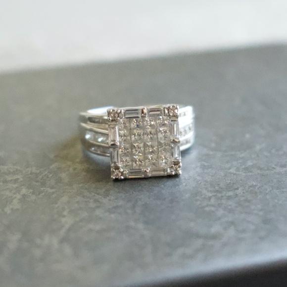 Jtv Jewelry White Cubic Zirconia Ss Ring Nwot Poshmark